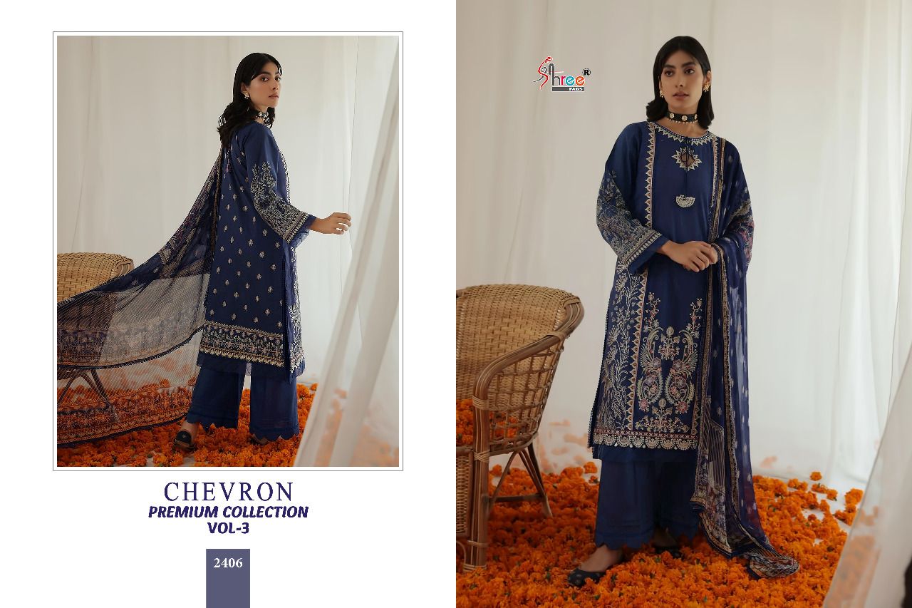 Shree Chevron Premium Collection 3 Wholesale Salwar Suits Collection